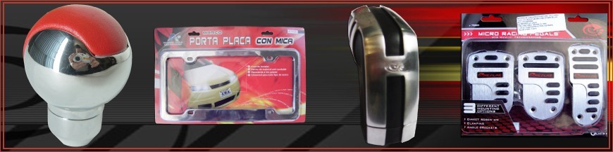 Perillas, Cubrepedales, etc.