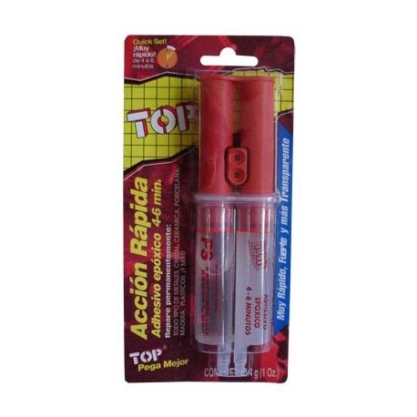 Jeringa Transparente, acción rápida