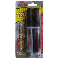 Jeringa Negra Pegamento Epóxico