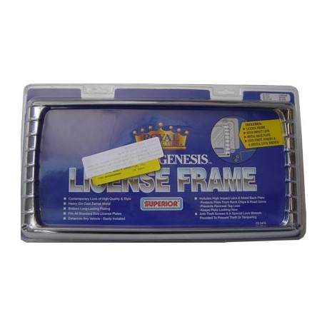 Portaplaca Metálico 25-5771