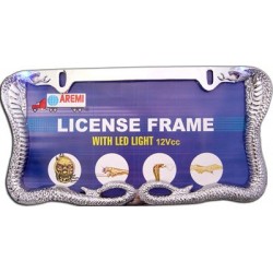 Portaplaca Metálico Cobra LED´s