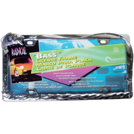 Portaplaca Metálico Pescado