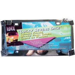 Portaplaca Metálico Dados