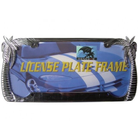 Portaplaca Metálico Palmera