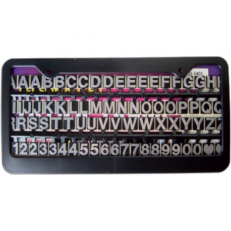 Portaplaca Plástico para Personalizar