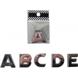 Letras Decorativas Cromadas