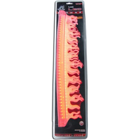 Luz LED Flamas Rojo