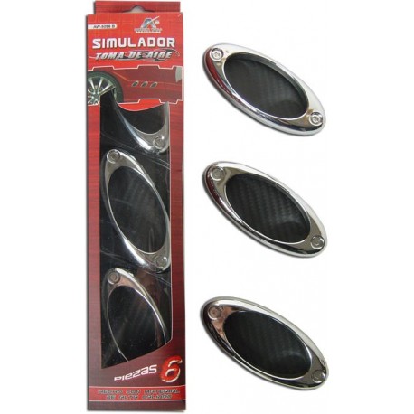 Toma de Aire Cromada