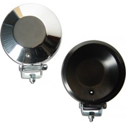 Carcasa Metálica Cromada y Negra