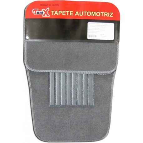 Juego de Tapete 4 Piezas Alfombra con Posapié