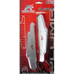 Alerón Limpiabrisas Gris/Cromo