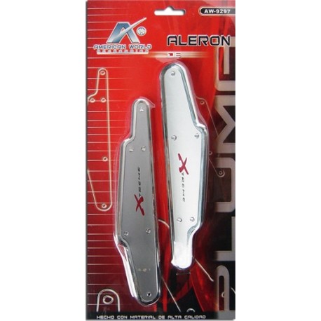 Alerón Limpiabrisas Gris/Cromo