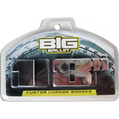 Emblema Cromado Liso 18”