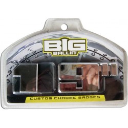 Emblema Cromado Liso 19”