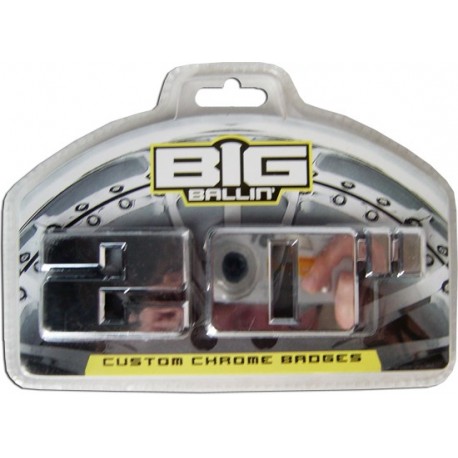 Emblema Cromado Liso 20”