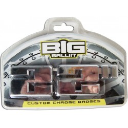 Emblema Cromado Liso 22”