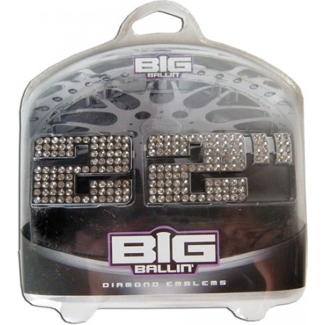 Emblema Cromado Diamantado 22”