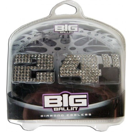 Emblema Cromado Diamantado 24”