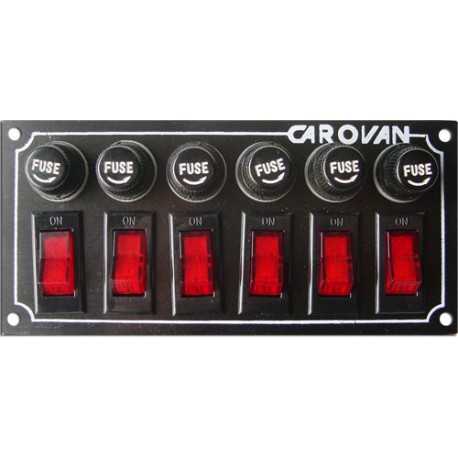 Tablero con 6 Switch
