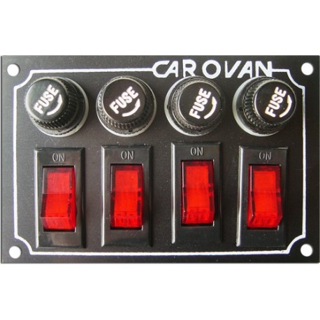 Tablero con 4 Switch