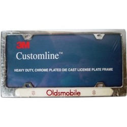 Portaplaca Metálico Cromado