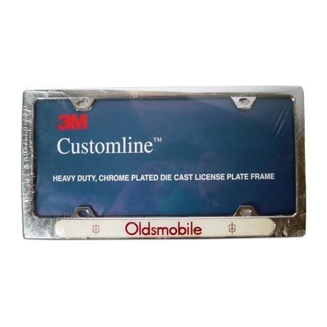 Portaplaca Metálico Cromado