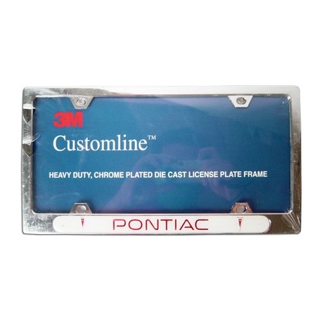 Portaplaca Metálico Cromado