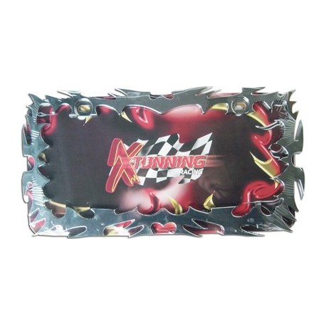 Portaplaca Metálico Tribal