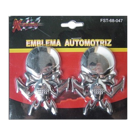 Emblema Decorativo Calavera