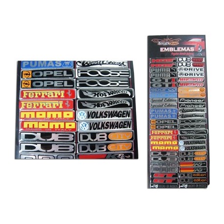 Exhibidor Emblema 50 Piezas