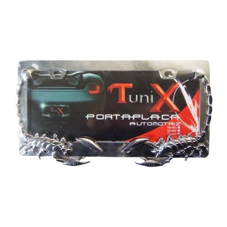 Portaplaca Plástico Escorpión