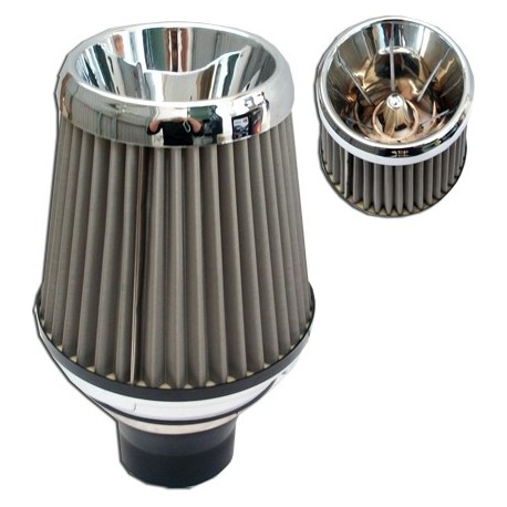 Filtro Alto Flujo Lavable Cromado