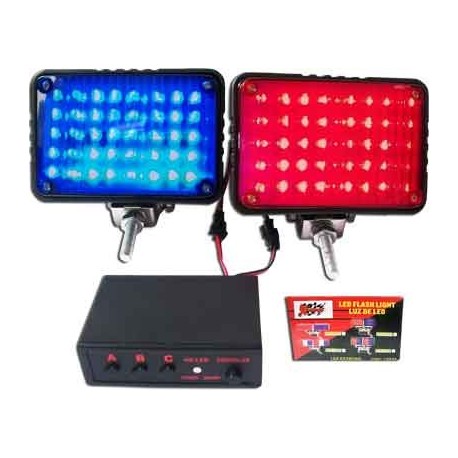 Juego Estrobo LED´s Tipo Faro