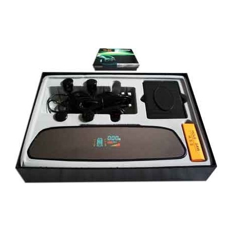 Sensor Reversa 4 Piezas con Display