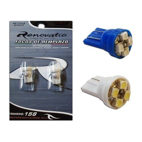 Foco Pellisco 158 con 4 HiperLED´s