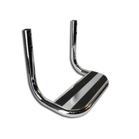 Escalón Cromado Liso