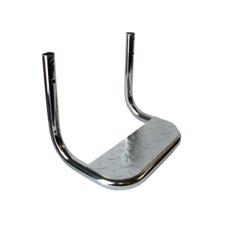 Escalón Cromado con Antiderrapante