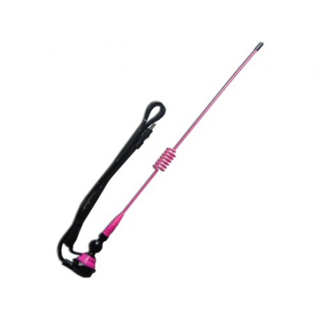 Antena con Espiral Rosa