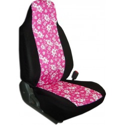 Cubreasientos Genesys Flores Rosa