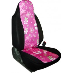 Cubreasientos Genesys Flores Rosa/Verde