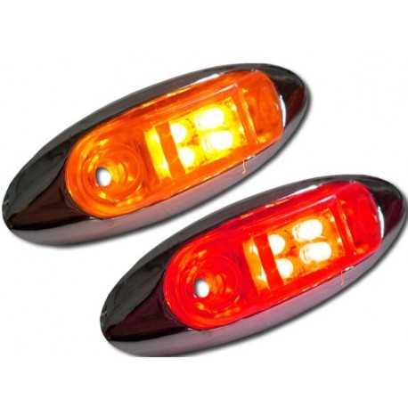 Plafón Ovalado 4 LED´s