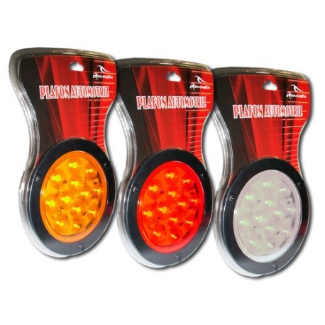 Plafón Embutir Filo Negro 12 LED´s