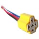 Socket Porcelanizado Relay 5 Puntas