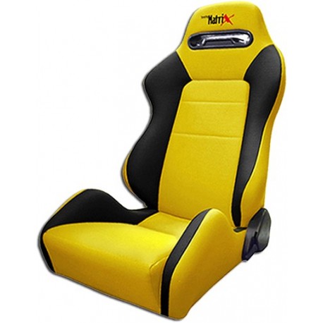 Asientos Deportivos Matrix Amarillo